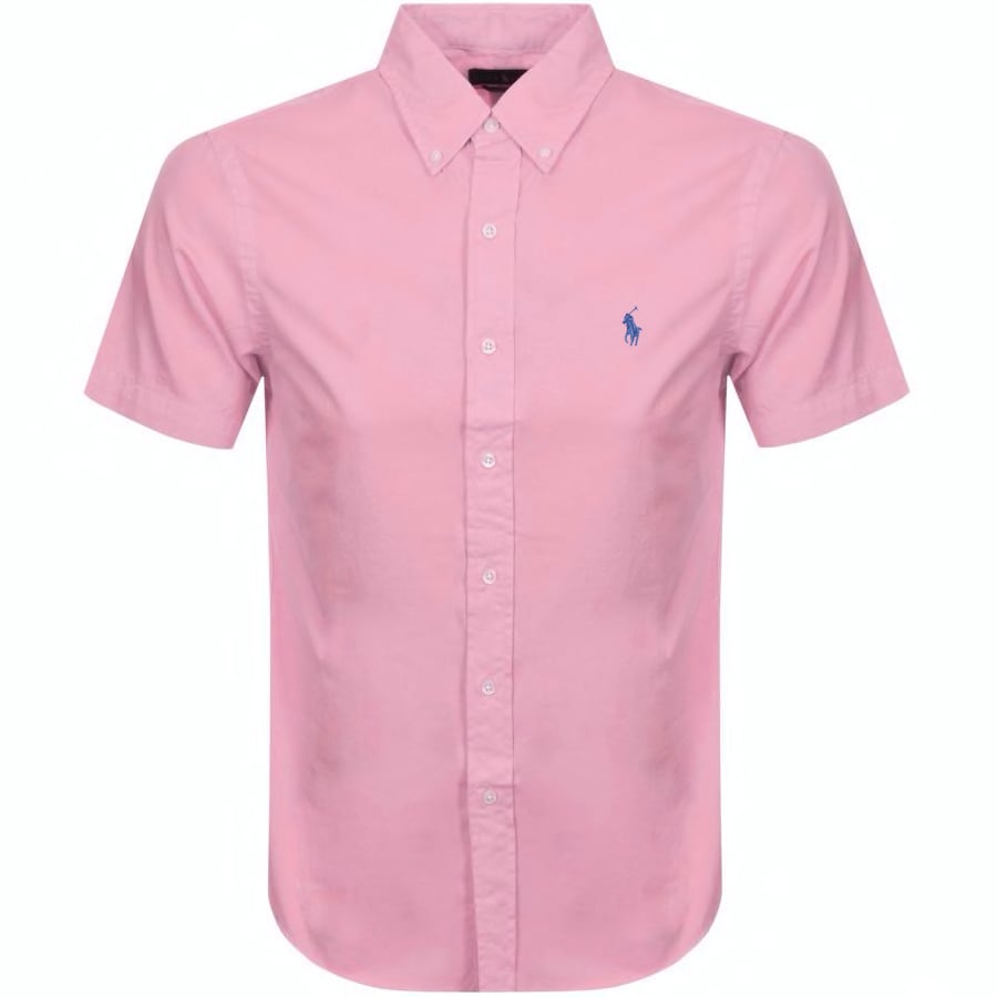 Alternative Image for ProductRalph Lauren Slim Fit Short Sleeve Shirt Pink1